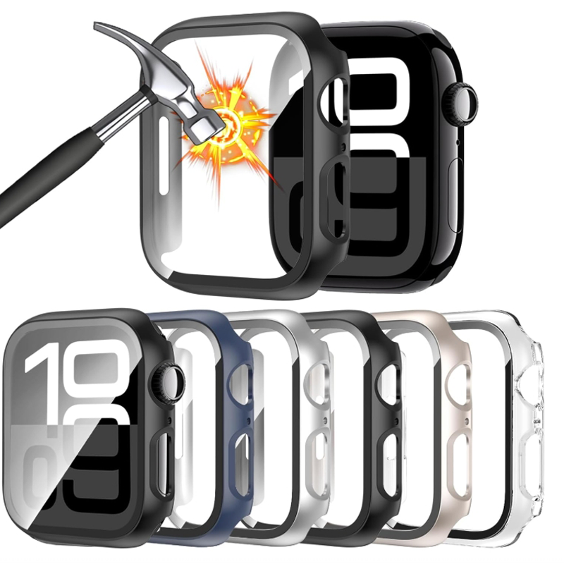 Iwatch Smartwatch Series 7 - Gehard glas + behuizing voor Apple