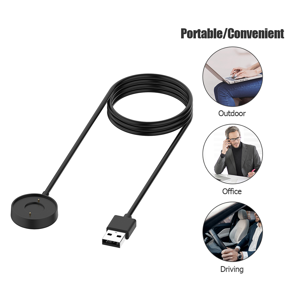 Fossil Watches Smartwatch Charger - 3 voet USB-oplaadkabel Elegant horloge Comfortabel