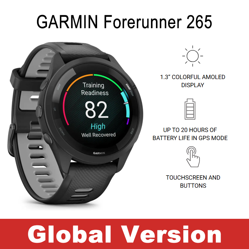 Timex Watches Smartwatch - Garmin Forerunner 265 hardloop-smartwatch Ingebouwde GPS