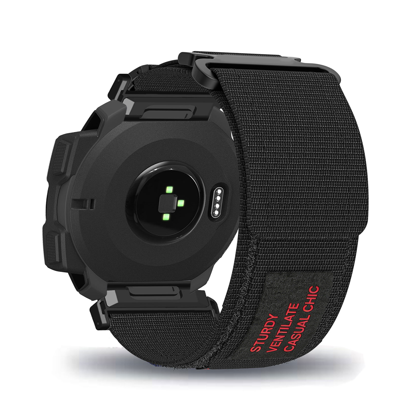 Tide Watch Surf - Nylon klittenbandjes voor Garmin Instinct/Instinct 2/Instinct