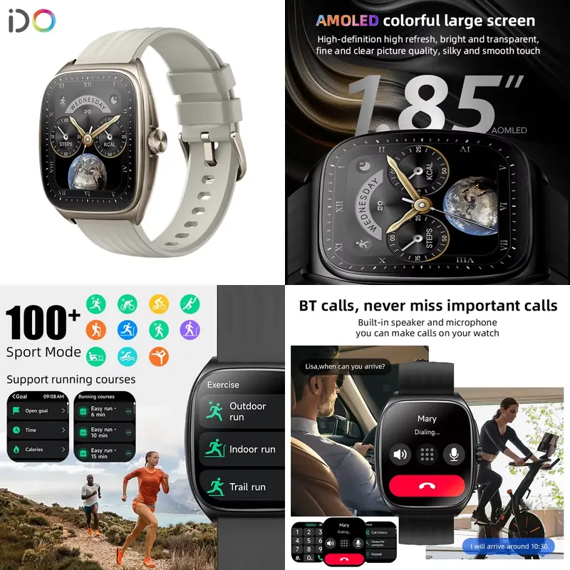 Smartwatch I Watches - 2025 Mode Mannen Smartwatch Fabrikant 1.85