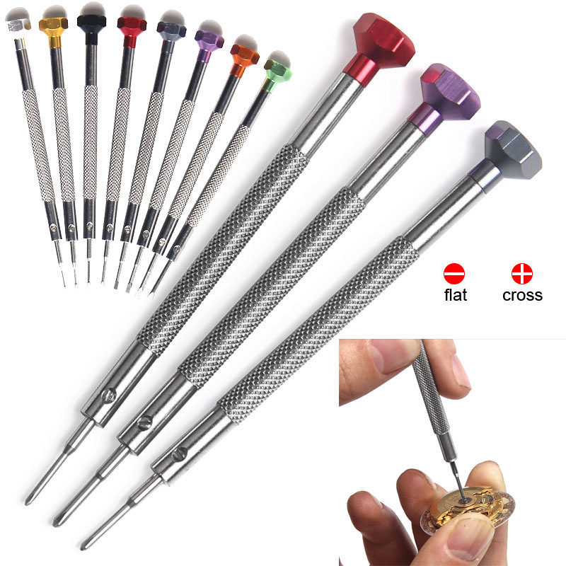 Watchmaker Screwdriver - 0.6-2.0Mm Legering Rvs Schroevendraaier Voor Horloge