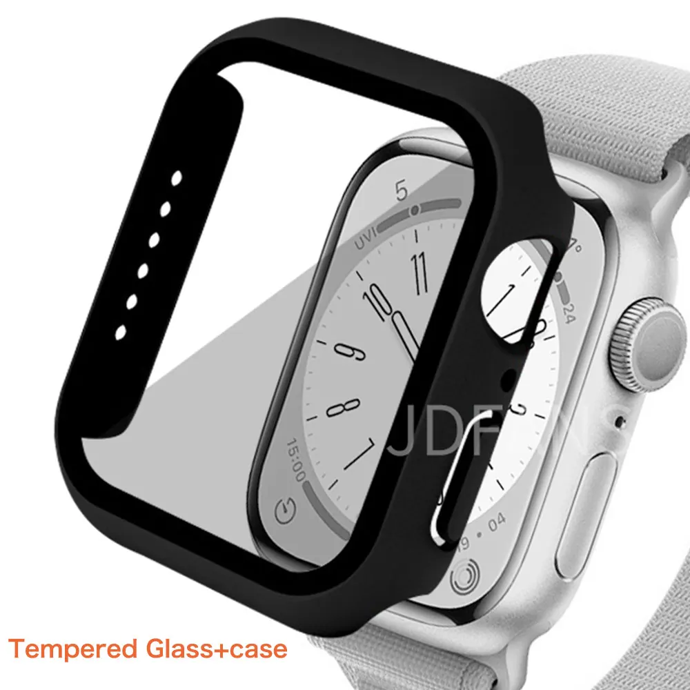 Iwatch Smartwatch Series 7 - Gehard glas + behuizing voor Apple