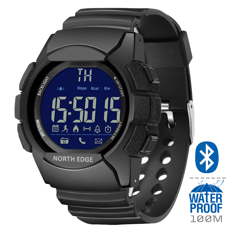 Smartwatch Watches For Men Digital - NORTH EDGE AK 100M waterdicht smartwatch