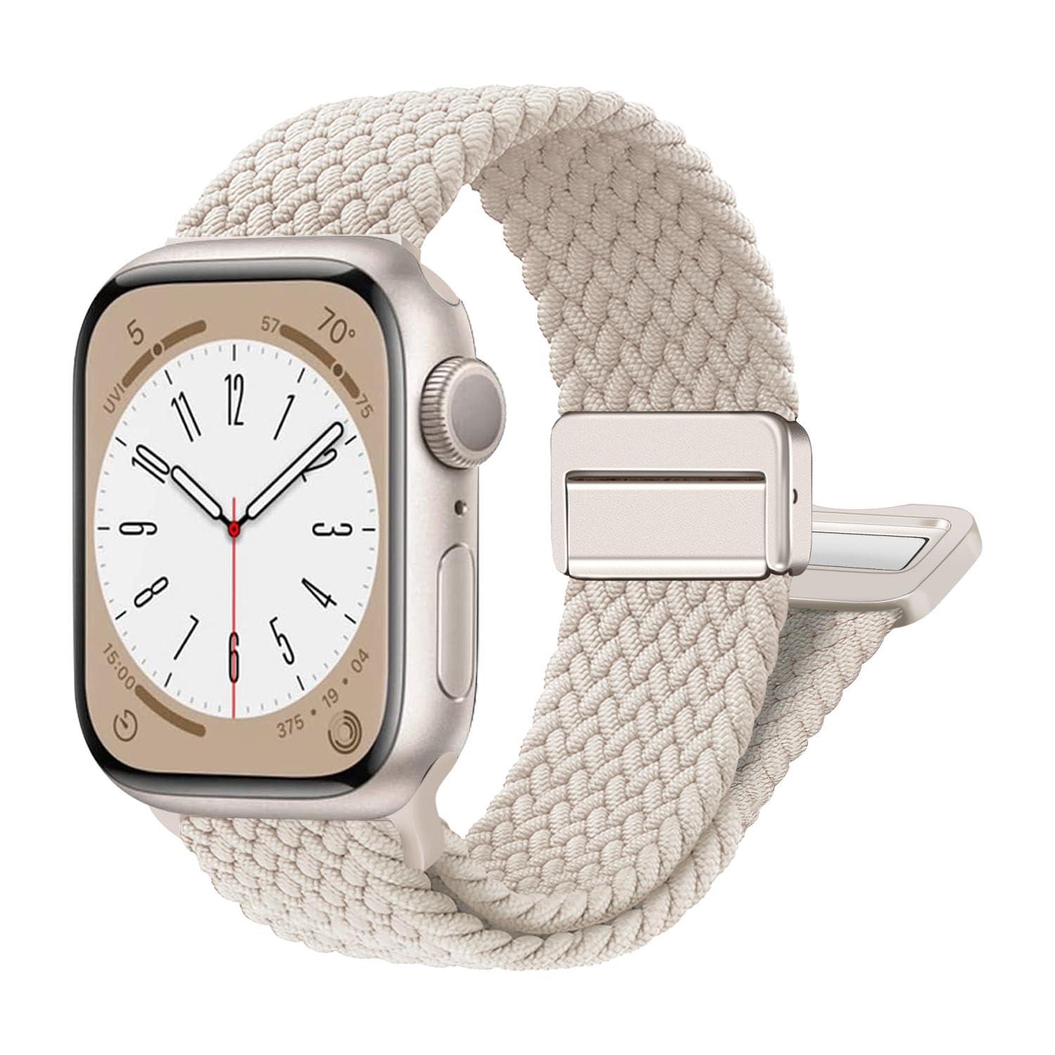 Iwatch Smartwatch Series 7 - Nylon Gevlochten Band Voor Apple Watch
