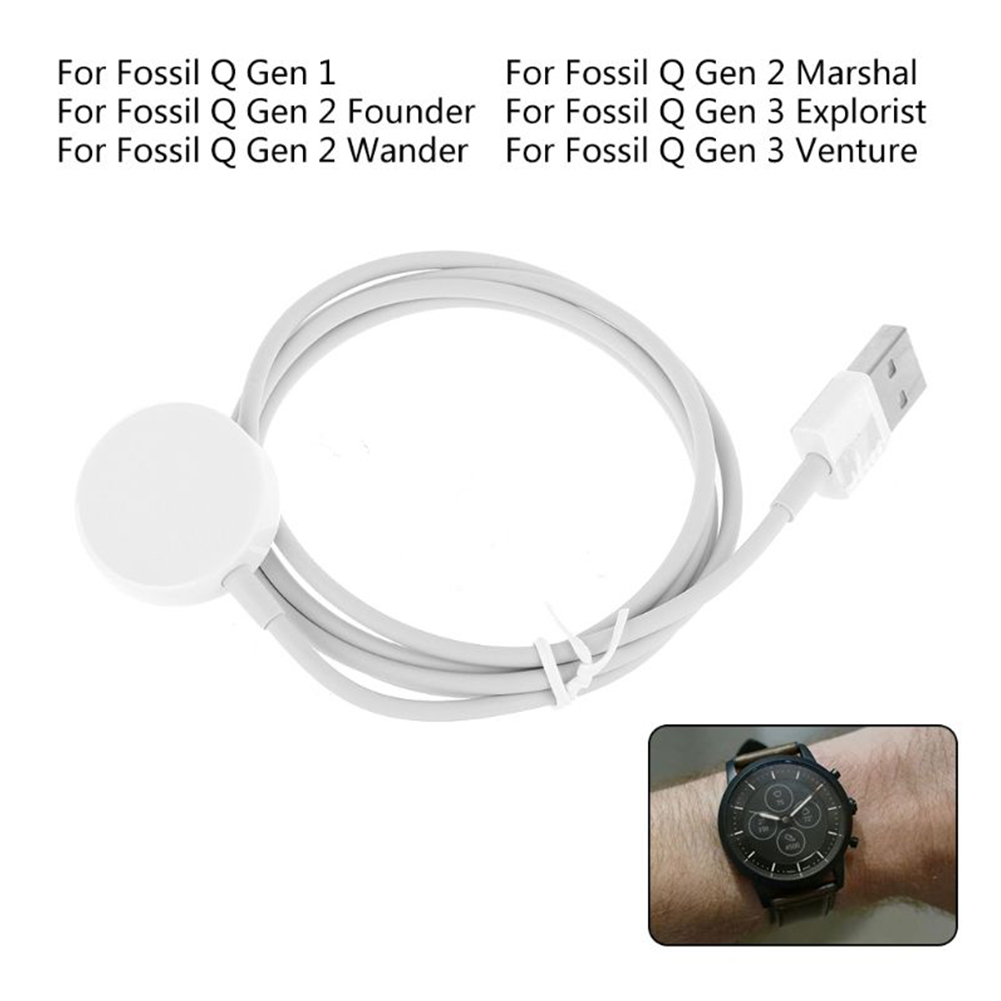 Fossil Watches Smartwatch Charger - USB Smart Watch magnetische oplader Kortsluitbeveiliging