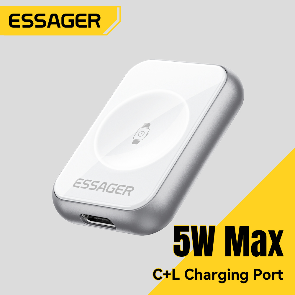 Iwatch Smartwatch Series 7 - Essager 5W magnetische draadloze oplader voor