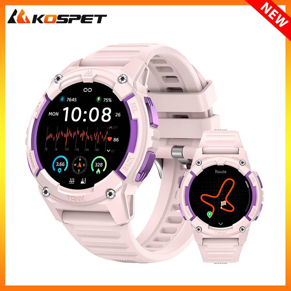 Altimeter Compass Watch - KOSPET TANK S2 GPS Smart Horloges