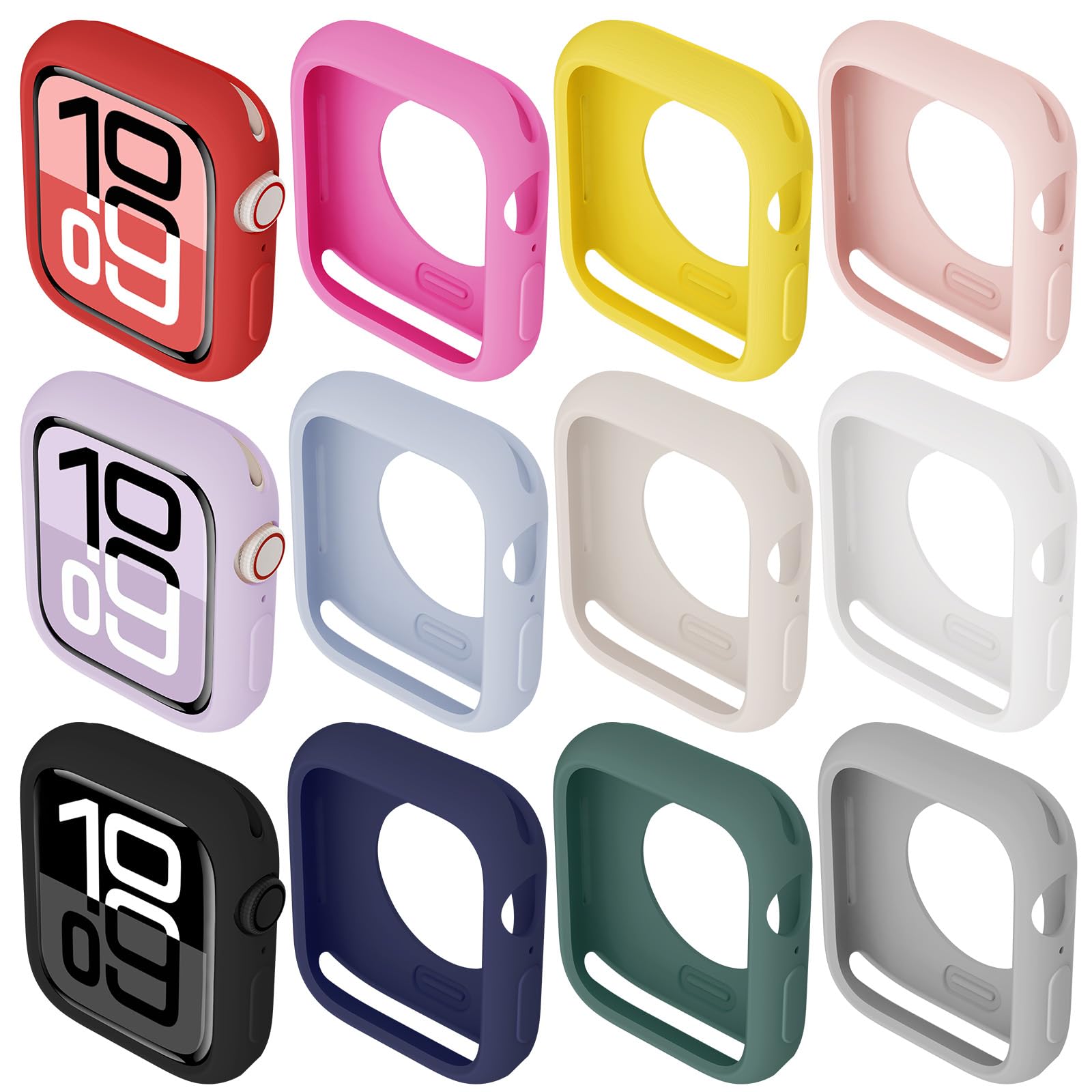 Iwatch Smartwatch Series 7 - Soft Cover Voor Apple Horloge case