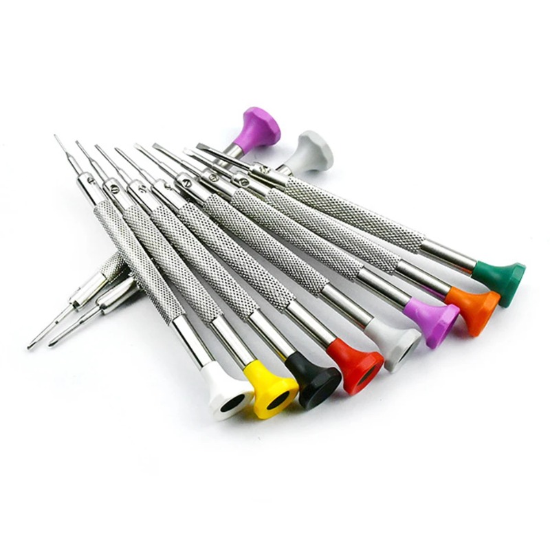 Watchmaker Screwdriver - 0.6-2.0mm Precisie Schroevendraaier Horloge Sieraden Reparatie