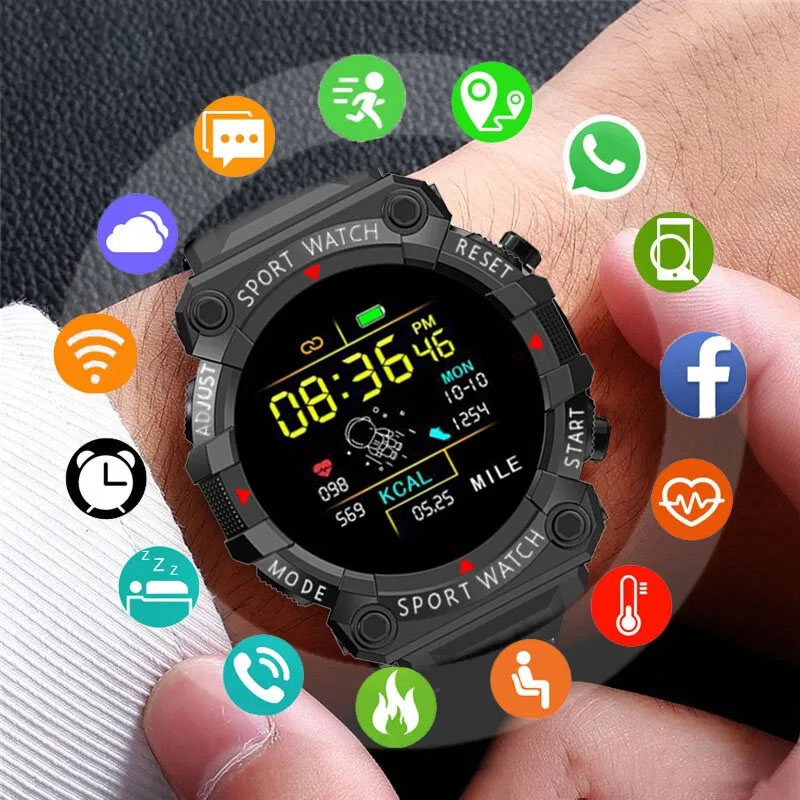 Watch Smart Y56 - Y56 Smart Watch Rond Kleurenscherm Hartslag