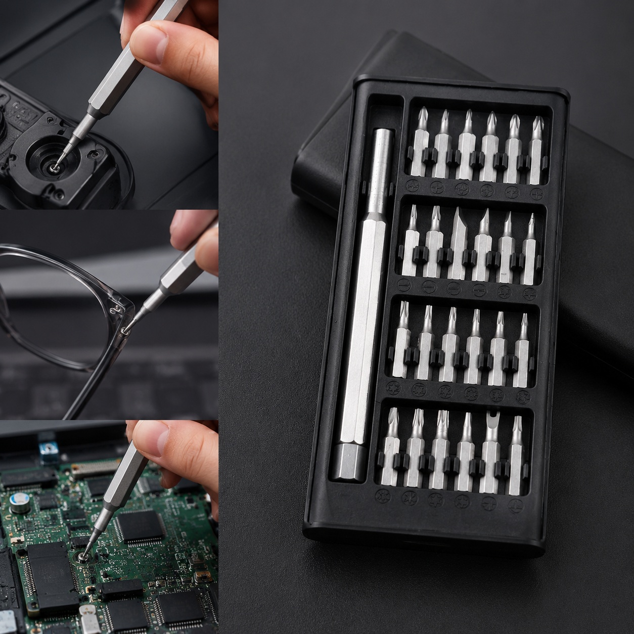 Watchmaker Screwdriver - 24-in-1 multifunctionele schroevendraaierset, essentiële tool voor