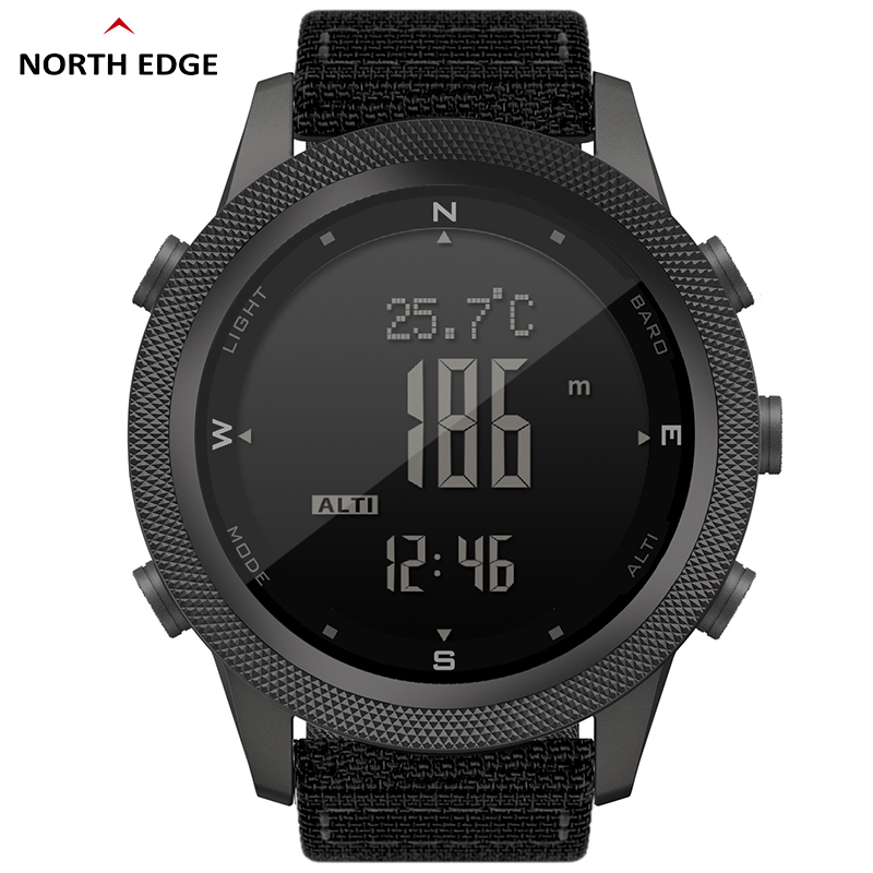 Altimeter Compass Watch - North Edge Apache-46 Heren Digitaal Horloge