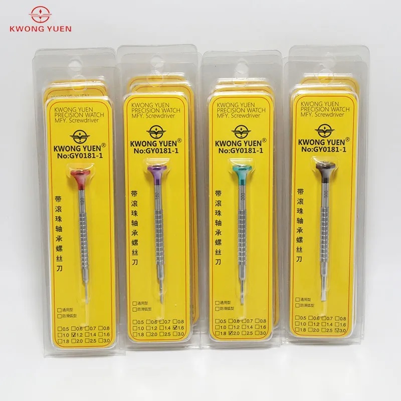 Watchmaker Screwdriver - Kwong Yuen Schroevendraaiers Voor Horloge Multifunctionele