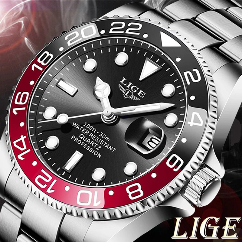 Smartwatch Luxury Watches For Men - LIGE 2026 Herenhorloges Zakelijk Formeel Luxe