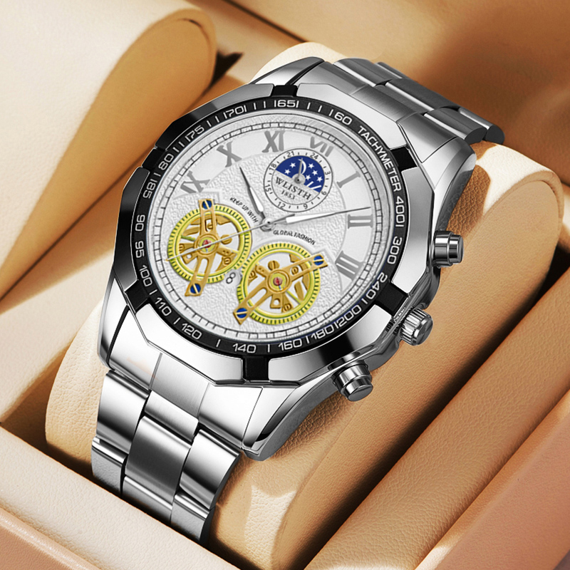 Smartwatch Branded Watches For Men - Luxe merk heren quartzhorloges modeconcept decoratieve