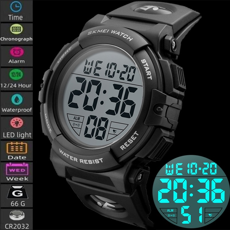 Tide Watch Surf - Skmei Fashion grote wijzerplaat heren sporthorloges
