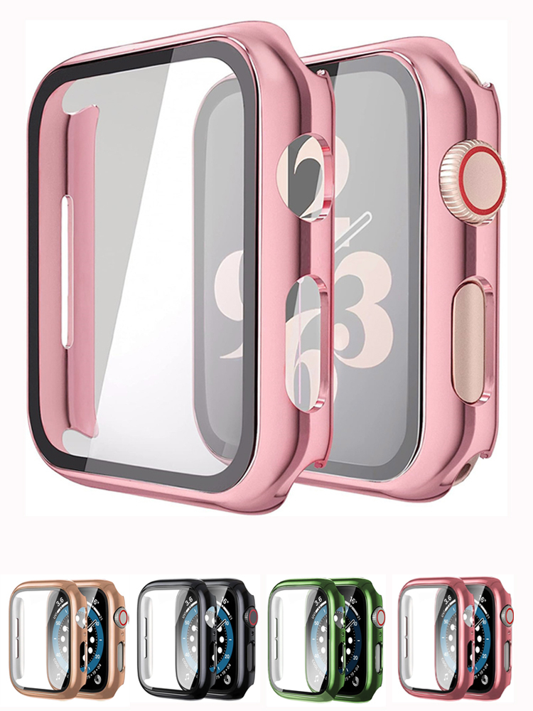 Iwatch Smartwatch Series 7 - Glazen + Hoes Voor Apple Watch