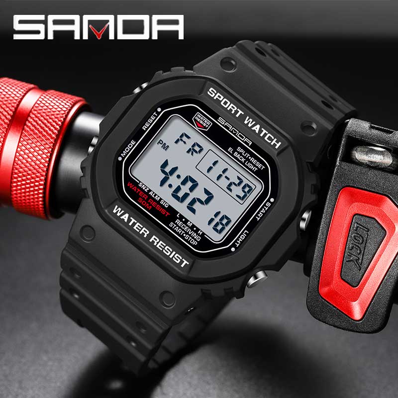 Tide Watch Surf - SANDA G-stijl digitaal horloge heren outdoor