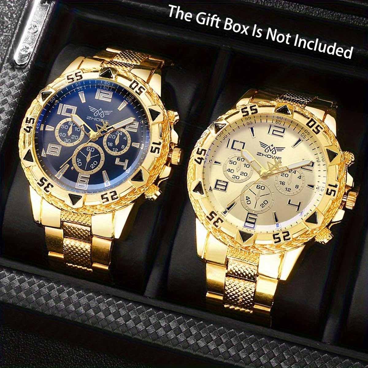 Smartwatch Watches For Men Digital - 2 stks/set heren zakelijke horloges mode