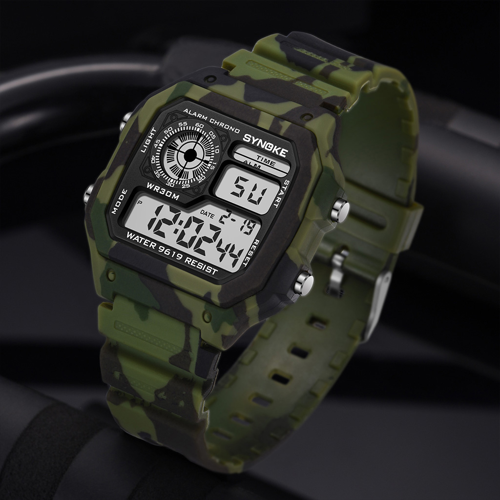 Synoke Outdoor Militair Digita - Tide Watch Surf recensie en prijs