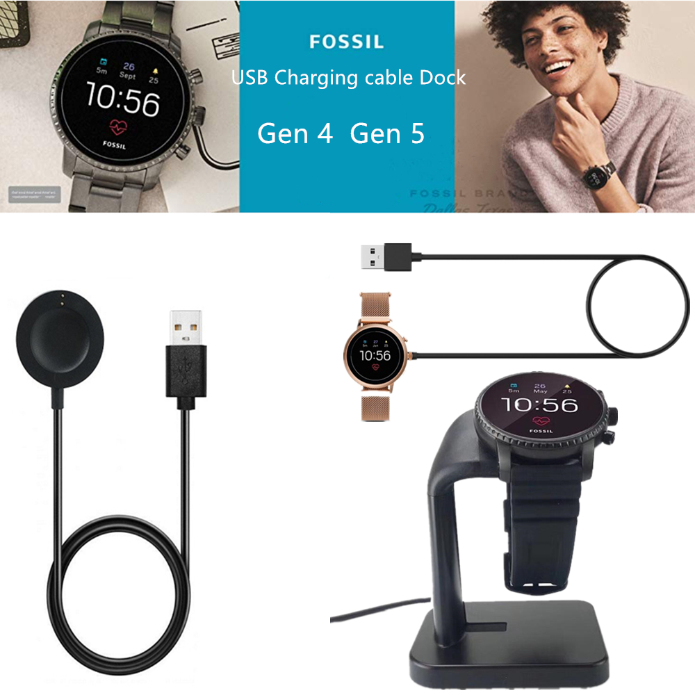 Oplader Voor Fossiele Gen 4 5  - Fossil Watches Smartwatch Charger recensie en prijs