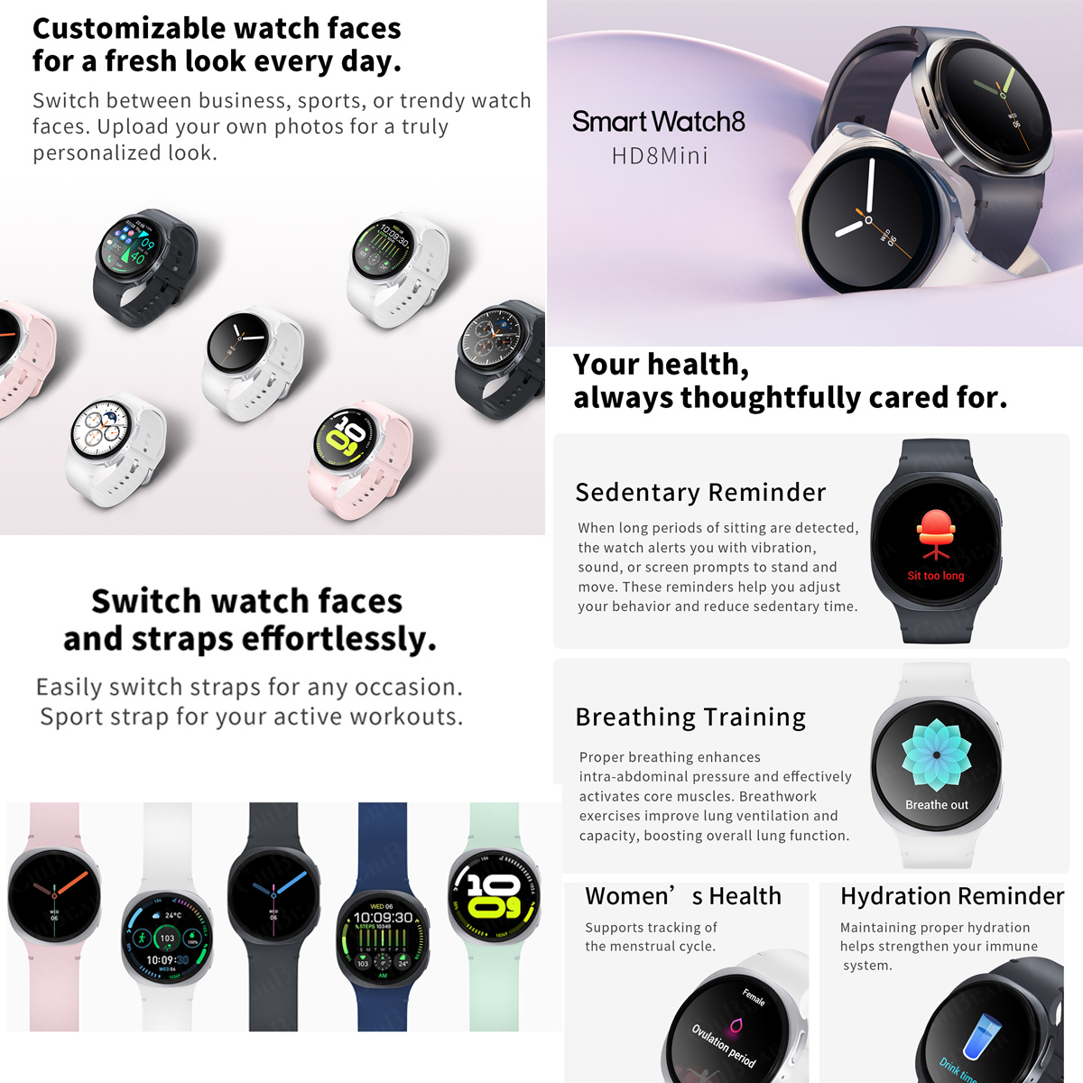 2026 Nieuwe Horloges 8 Mini GP - Smartwatch Watches For Men Digital recensie en prijs