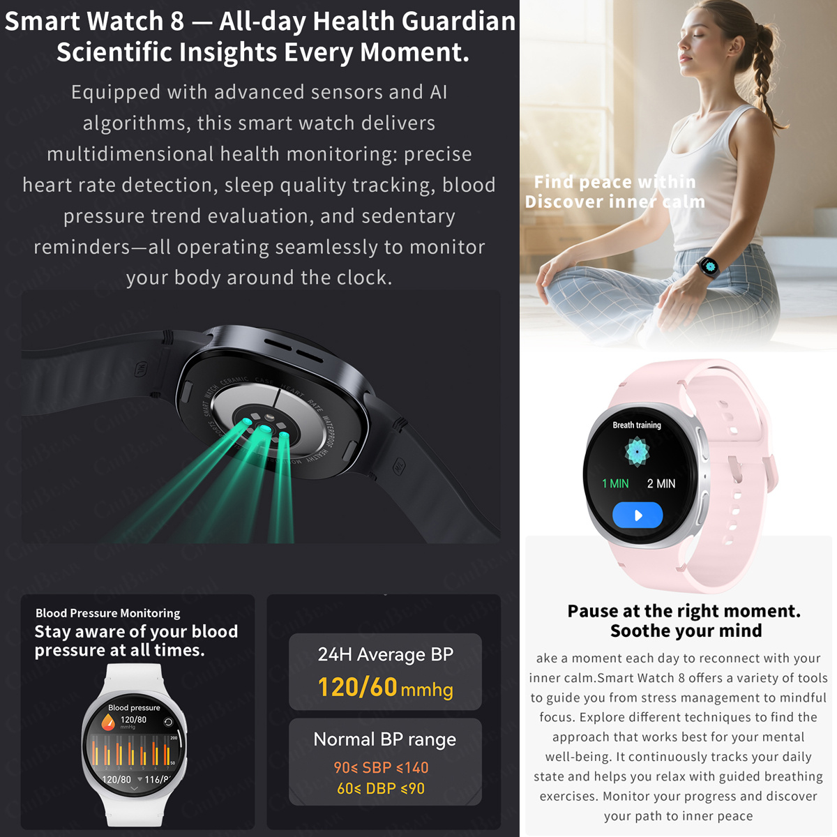 2026 Nieuwe Horloges 8 Mini GP - Smartwatch Watches For Men Digital recensie en prijs