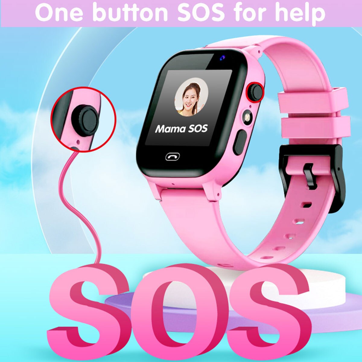 Kinder Smart Watch Sos Call Ou - Smartwatch Watches Gift For Girls recensie en prijs