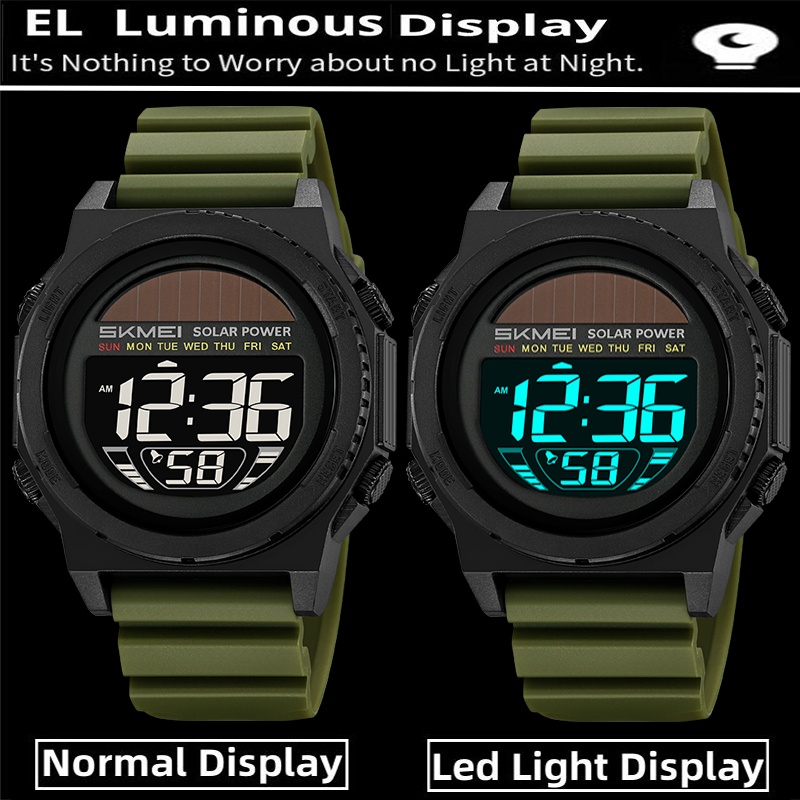 Skmei zonne-energie digitale h - Tide Watch Surf recensie en prijs