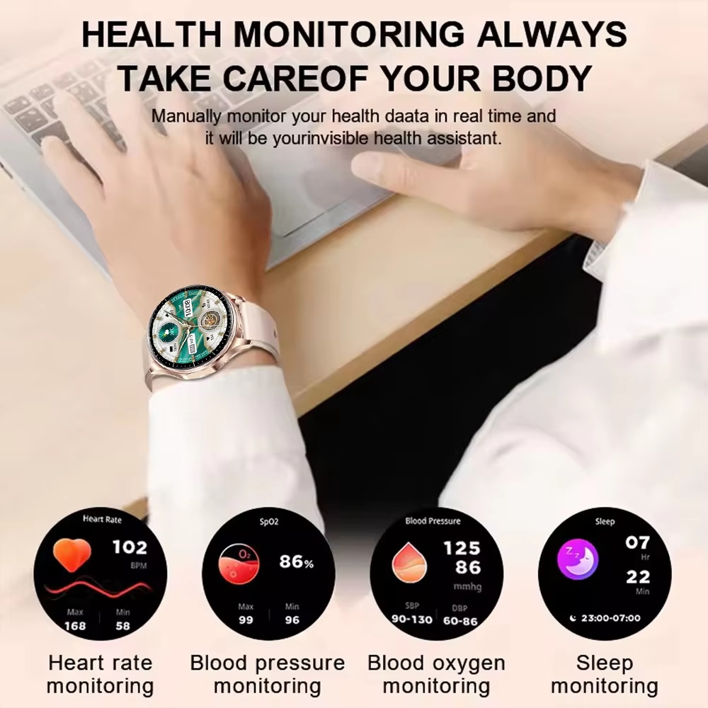 DAORKOW Smart Watch T98 Blueto - Smartwatch Noise Watches recensie en prijs