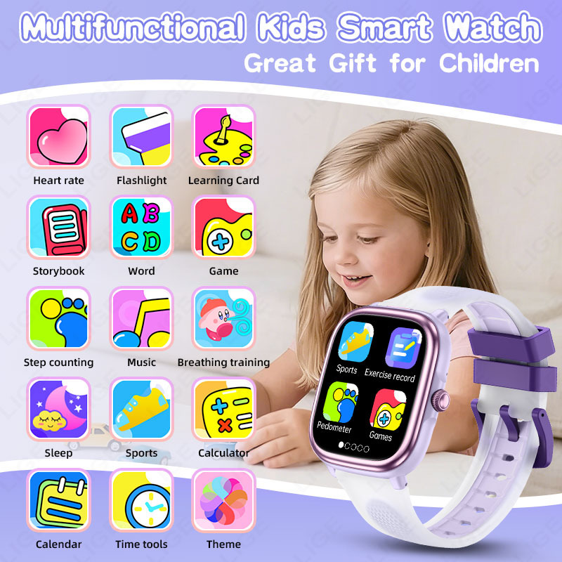 LIGE Kids Smart Watch 1.83 inc - Smartwatch Watches Gift For Girls recensie en prijs
