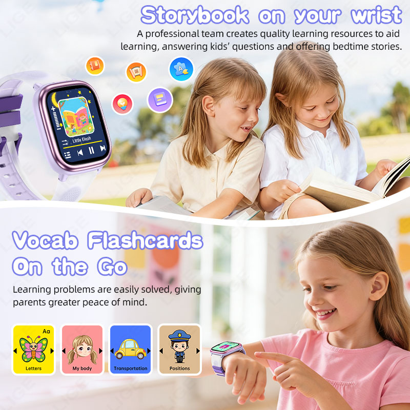 LIGE Kids Smart Watch 1.83 inc - Smartwatch Watches Gift For Girls recensie en prijs