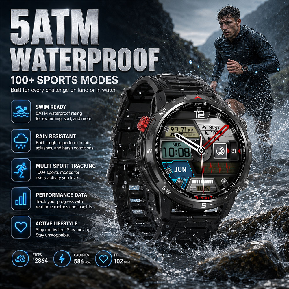 Multifunctionele sport-GPS-sma - Altimeter Compass Watch recensie en prijs