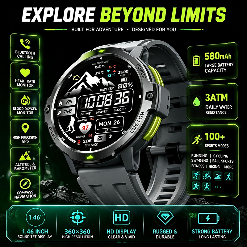 Bluetooth Smartwatch Kompas Sp - Timex Watches Smartwatch recensie en prijs