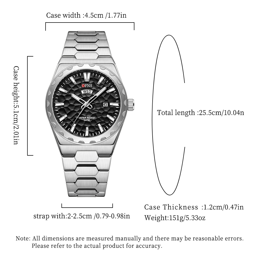 OFNS Business Herenhorloge Qua - Smartwatch Luxury Watches For Men recensie en prijs