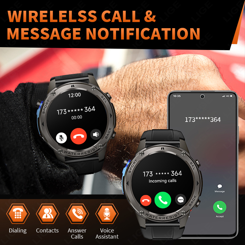 2026 Nieuwe Ultra Militaire Kw - Smartwatch Watches For Men recensie en prijs