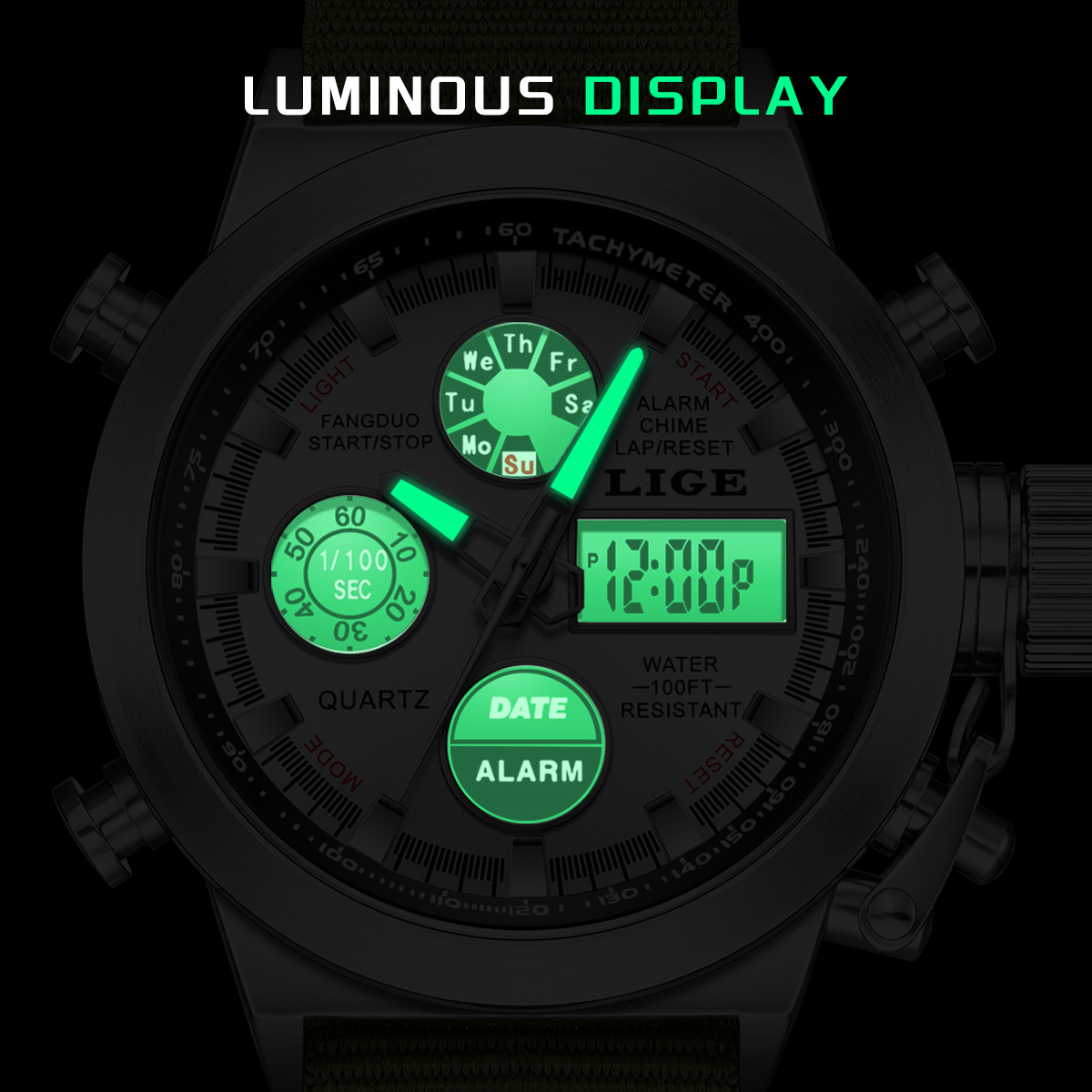 LIGE Herenhorloge, groot merk, - Smartwatch Branded Watches For Men recensie en prijs