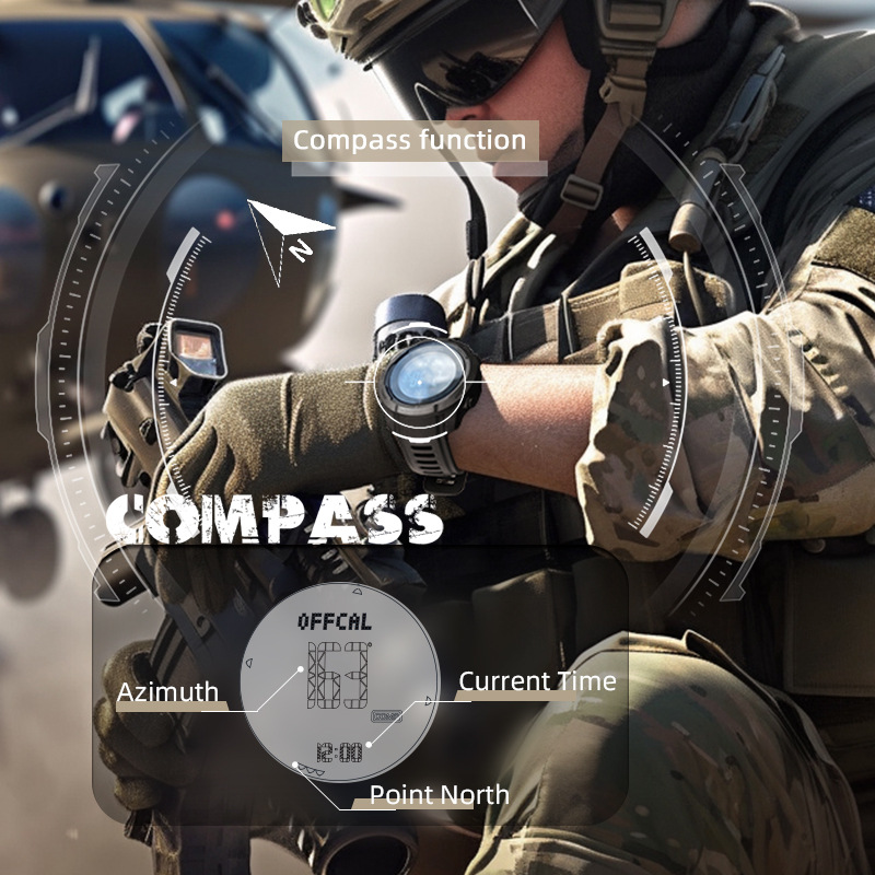 NORTH EDGE VERTICO Herenhorlog - Altimeter Compass Watch recensie en prijs