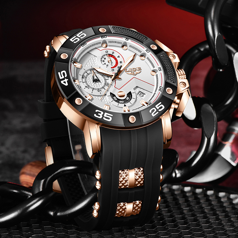 LIGE quartz Topmerk luxe horlo - Smartwatch Branded Watches For Men recensie en prijs