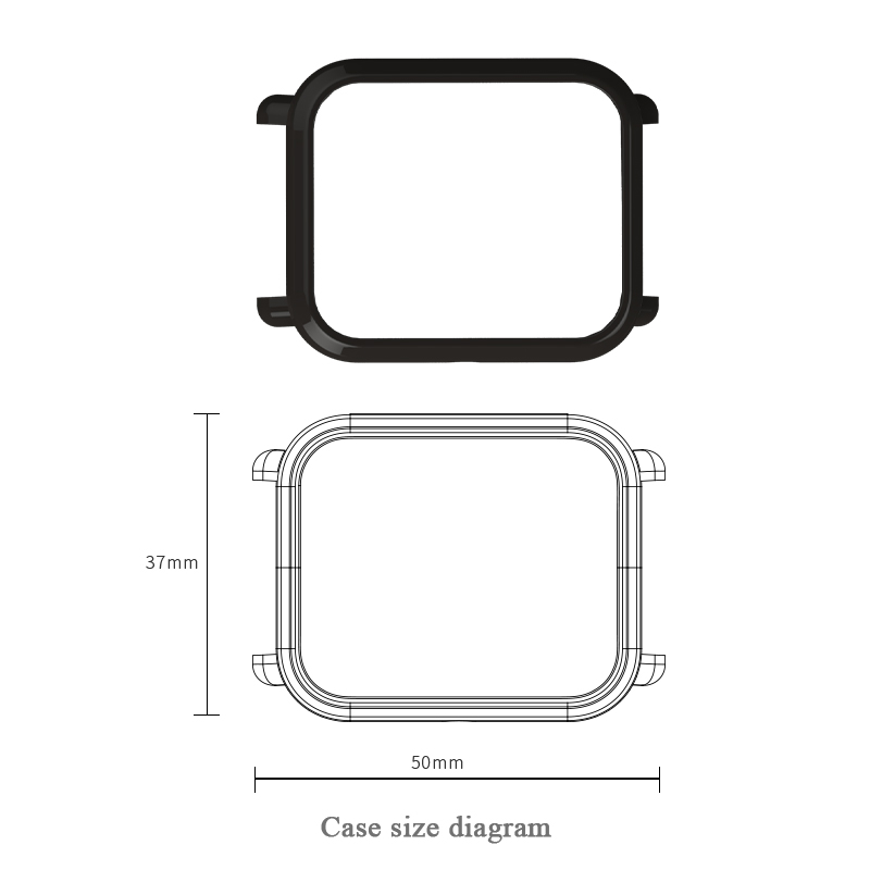 Case Cover voor Amazfit Bip Ba - Smartwatch English recensie en prijs