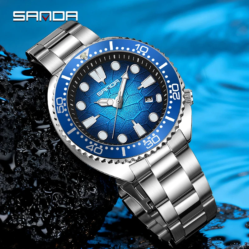 SANDA Luxe mode heren quartzho - Smartwatch Luxury Watches For Men recensie en prijs