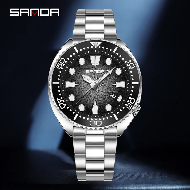 SANDA Luxe mode heren quartzho - Smartwatch Luxury Watches For Men recensie en prijs