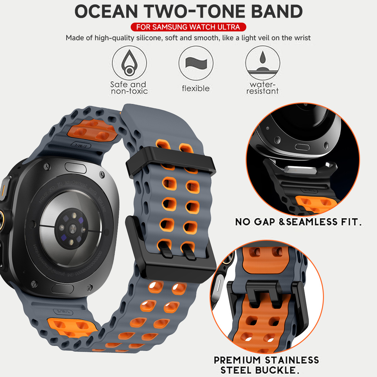 HOT Marine Siliconen Bandje vo - Tide Watch Surf recensie en prijs