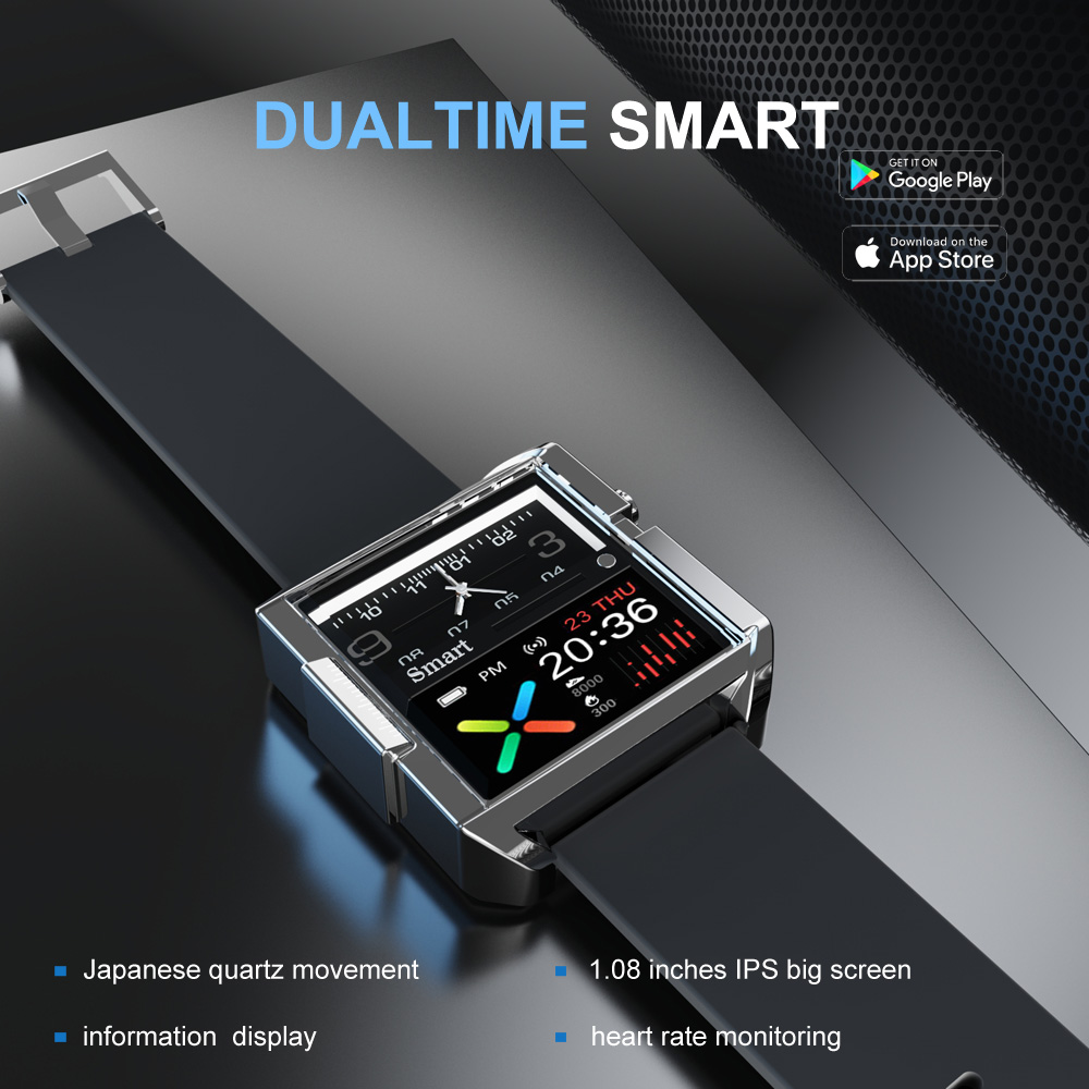 T9 Hybride Smartwatch Hartslag - Altimeter Compass Watch recensie en prijs