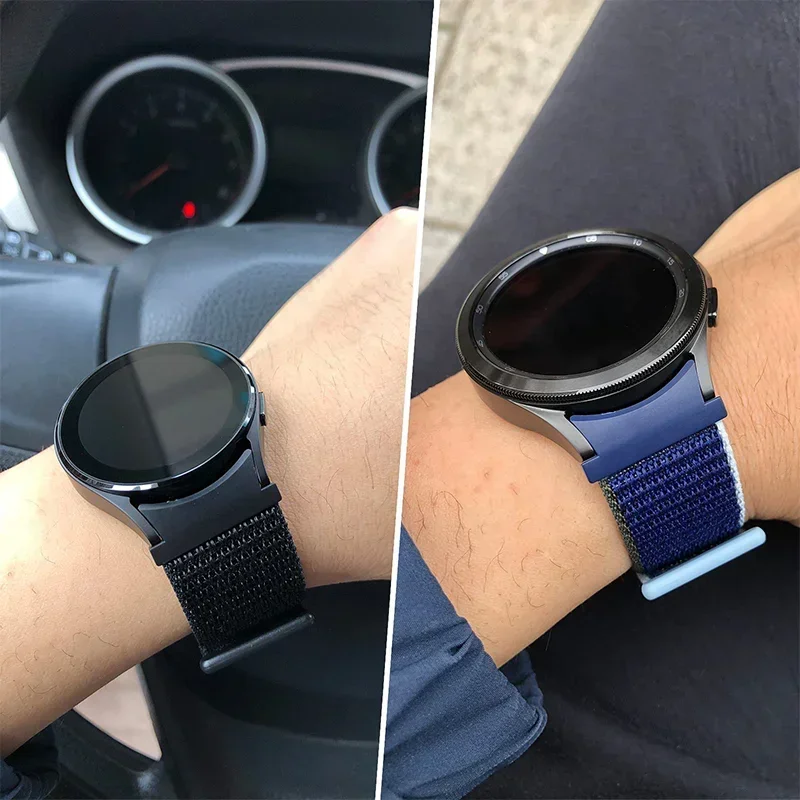 Geen gaten nylon lusband voor  - Smartwatch Samsung Watches For Women recensie en prijs
