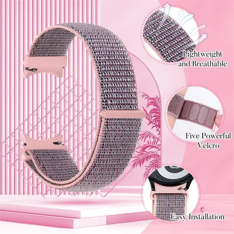 Geen gaten nylon lusband voor  - Smartwatch Samsung Watches For Women recensie en prijs
