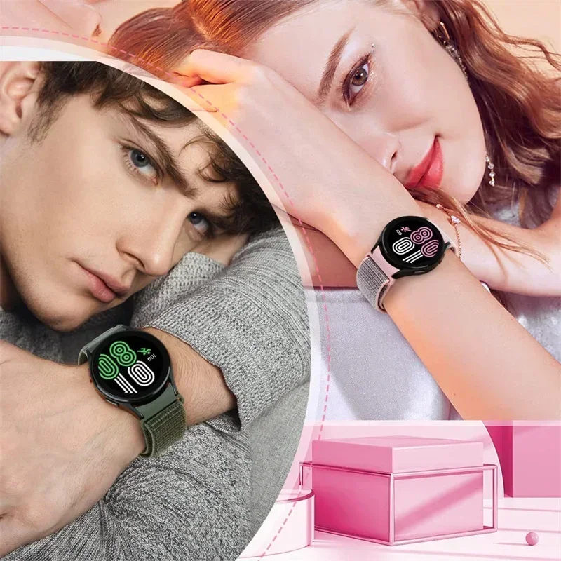Geen gaten nylon lusband voor  - Smartwatch Samsung Watches For Women recensie en prijs