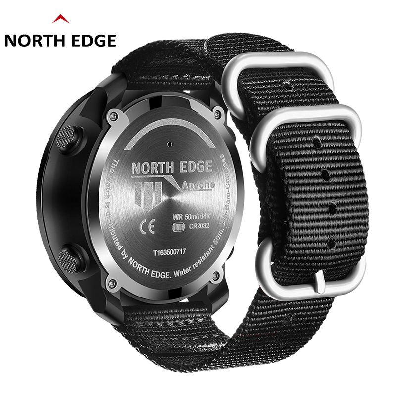 NORTH EDGE Horloges voor manne - Altimeter Compass Watch recensie en prijs