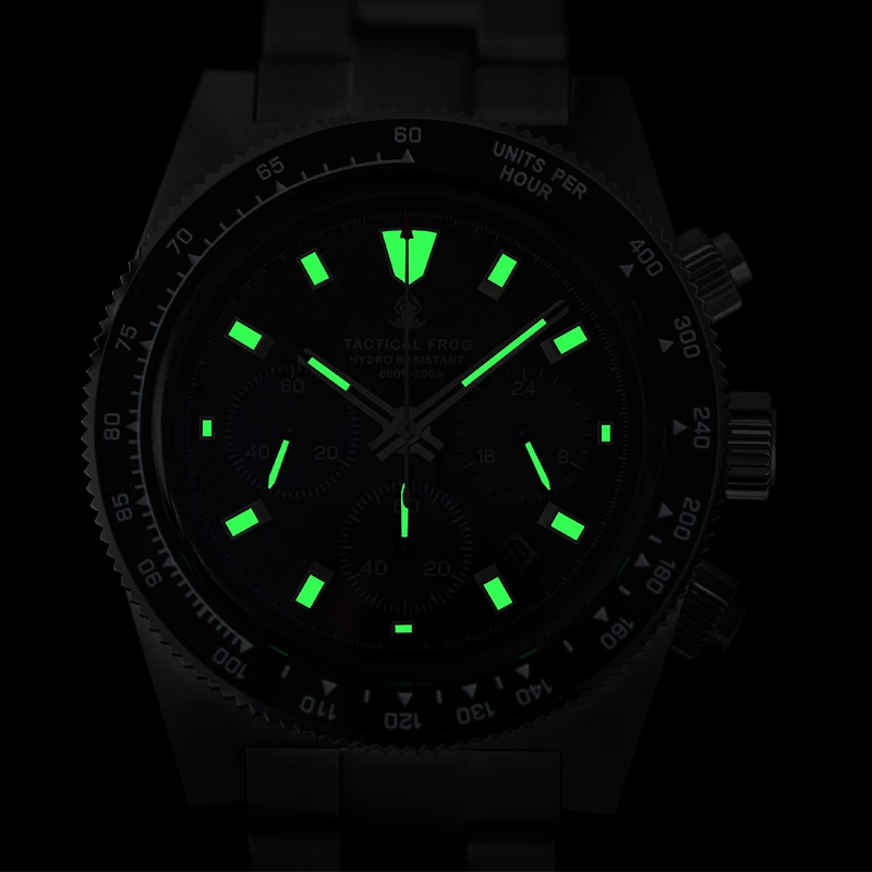 Tactische Kikker Chronograaf H - Tide Watch Surf recensie en prijs